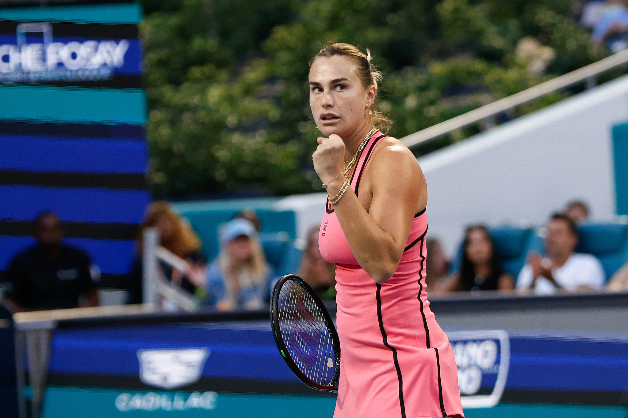 萨巴伦卡2-0晋级四强 WTA迈阿密站半决赛对阵出炉